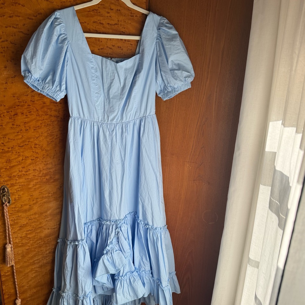 English Factory Square Neck Ruffle Dress - Picture 2 of 6